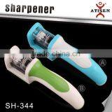 2 Step Pocket Knife Sharpener, Course/Fine, For Straight Edge Knives thumbnail-3