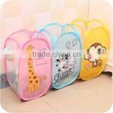Promitional Colorful Cheap Foldable Plastic Laundry Basket thumbnail-1