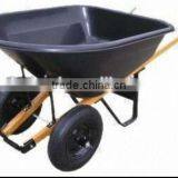 WHEEL BARROW WH8802 DUAL WHEEL PLASTIC PPNILON WHEELBARROWS thumbnail-1