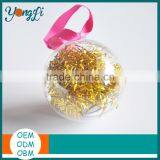 Clear Hanging Bauble Ball Ornament Christmas Tree Polystyrene thumbnail-1