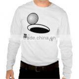 Polyester Spandex Long Sleeve Golf Clothing t Shirt thumbnail-4