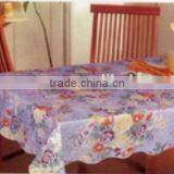 2014 Designed Printed PVC Table Cover Cloth With Falannel Back , Direct Factory/Manufactory Supply/industrial thumbnail-1