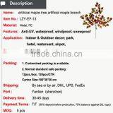 Autumn Plant Art Minds Red Leaves Artificial Maple Tree thumbnail-2