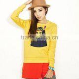 Best Selling Quality Yellow Printng Customized Hoodies thumbnail-1