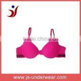 Js-115 Popular Comfortable Sexy Push up Sports Bra With Printing Letter (accept OEM) thumbnail-1