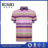 OEM Service Striped Wholesale Polo Shirt thumbnail-3