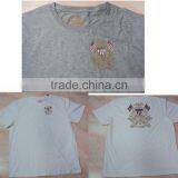 Men's T-Shirt Short Sleeve With USA Flag Print on Chest and Back thumbnail-1