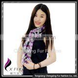 CX-S-173K 2016 Wholesale Fashion Knitted Women Rabbit Fur Scarf thumbnail-2