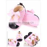 Infant Short Boots Pink Black Brown Round Shoes Bow Cute Beautiful Child Shoes thumbnail-2