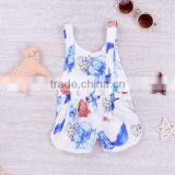 2017 Summer Children's Wear Wholesale Baby Clothes With Flowers thumbnail-3