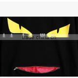 Customized Xxxxl Women Clothing Black Zipper Print Pocket Sweatshirt no Hood thumbnail-2