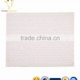 High Quality Cable Knitted Cashmere Baby Blanket thumbnail-3