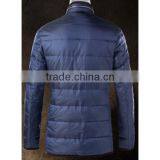 2015 Factory Price Men's Black Sheepskin Leather Jacket Down Jacket Winter Season thumbnail-2