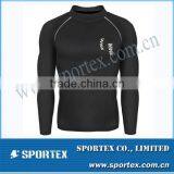 2015 New Design Flatlock Mens Compression t Shirt thumbnail-3