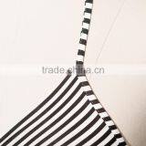 New Fashion Bra Top Ladies Striped Halter Bra Top thumbnail-4