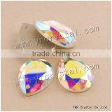 Flat Back Crystal Glass Beads AB Color With Holes or Not thumbnail-3