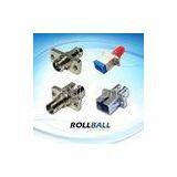 Low Loss Nickel Plated Brass Fiber Optic Adaptor Hybrid SC / ST / FC / LC / DIN thumbnail-1