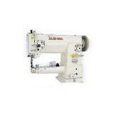 Single Needle Cylinder Arm Sewing Machine or Cylinder Bed Sewing Machine With Unison Feed and Large Hook for Heavy Materials thumbnail-1