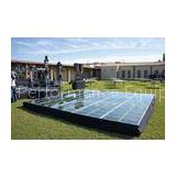 Black Glass Square Acrylic Stage Platform Anti-slip For Evens