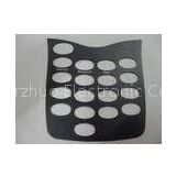 Scratchproof PC Membrane Switch Panel , Black Membrane Control Panel