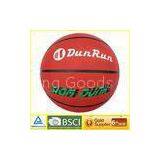 Rubber Laminated Leather Basketball 7# for Training With 8 Panels