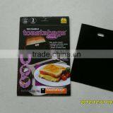As Seen on tv Product-PTFE Reusable Toaster Bag, Set of Two, Sandwich and Bread Bag