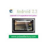 capacitive android 2.3 tablet pc