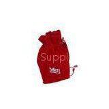 Promotional Recycled MoTi Red Velet Fabric Drawsting Bags For Perfume Packing thumbnail-1