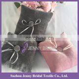 RP05 Celtic Ivory Velvet Square Wedding Ring Cushion Ring Bearer Pillow thumbnail-4