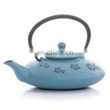Japanese enamel cast iron teapot-The plum blossom