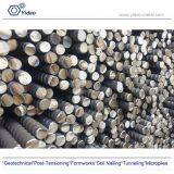 PSB830 25mm Scres-thread Rebar Steel Bars for the Prestressing of Concrete
