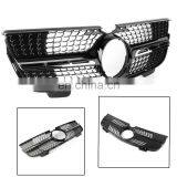 Передний бриллиантовый решетка радиатора черного цвета, подходящий для Mercedes Benz X164 GL-Class 2006 - 2012 годов, из ABS thumbnail-1