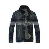 DiZNEW Men's Basic Varsity Jeans Denim Jacket thumbnail-5