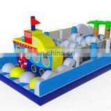 2020 Outdoor Ocean Theme Giant Inflatable Course With Ocean Ball Pool for Kids thumbnail-6