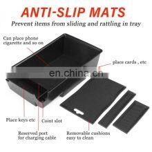 Interior Accessories Parts Silicone Armrest Rest Storage Box Center Control Console Organizer Tray For Hyundai Sonata 2020 2021 thumbnail-3