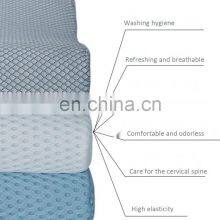 Здоровый сон. Вентилируемый матрас с сотчатой структурой. Стандартная подушка для сна из воздушного волокна для шеи thumbnail-3