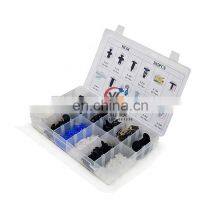 HE66 Auto Clips Assorted Mix Automotive Retainer Set Fastener&bumper Shield Retainer Plastic Universal Parts 385pcs/box Colorful