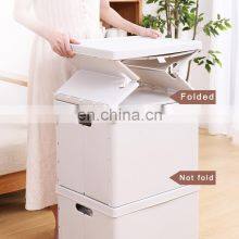 Customized Box Folding Plastic Stackable Rack Container Organizer Storage Bins Lids thumbnail-2