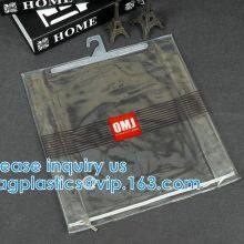 VINYL HANGER HOOK BAGS, UNDERWEAR PACKING, HANGER HOOK PLASTIC BAGS, HANGER ZIPPER BAGS, HANGER SLIDER BAGS BAGPLASTICS thumbnail-2