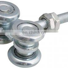 Steel Two-wheel Slide Rail Suspension Cart Silver Sliding Rail Wheel Suspension Rod Door Rail Wheel With Nut thumbnail-5