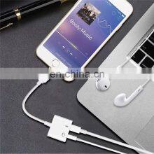 Wholesale 2 in 1 BT Version Adapter Applicable to 3.5mm Headphone Earphones Audio Adapter Cable Charging Music For Iphone thumbnail-2