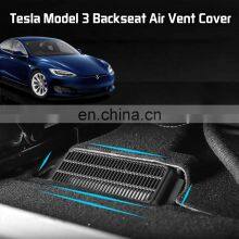 Backseat Air Outlet Vent Cover Anti-Blocking for Tesla Model 3/Y Rear Seat Air Condition Interior Accessories(2 Pack) thumbnail-2