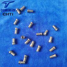 Chuanghui New Material Titanium Alloy Processing Titanium Circular Tube Lathe Processing CNC Processing Hardware and Mechanical Accessories