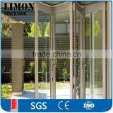 Aluminium Bi-folding Sliding Windows and Doors Exterior Folding Door thumbnail-1