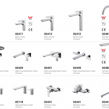 Highly Adjustable Flexible Matches Various Decoration Styles Comfortable Water Experience‌ Durable Material Suite Mixer Series thumbnail-2