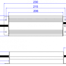 UL ETL Listed LED DRIVER TRIAC DIMMABLE LED POWER SUPPLY LED TRANSFORMER 100W 200W 300W thumbnail-3