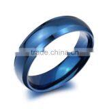 Blue Color Titanium Stainless Steel Ring thumbnail-1