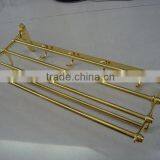 Stainless steel Towel Rack,golden plating,movable