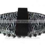 2015 NEW Zebra Pattern Horse Body Brush With Black Strap for Grooming thumbnail-1