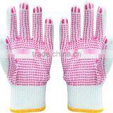 7 Gauge Cotton Gloves Pvc Dots on One Side thumbnail-1